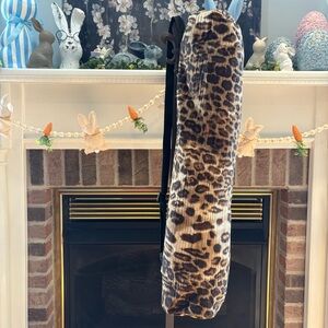 Karma Highway Leopard Print Yoga Mat Tote Bag Zipper Adjustable Strap NWT